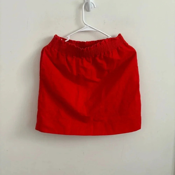 J. Crew Sidewalk Coral Skirt With Pockets 4 - Picture 6 of 10